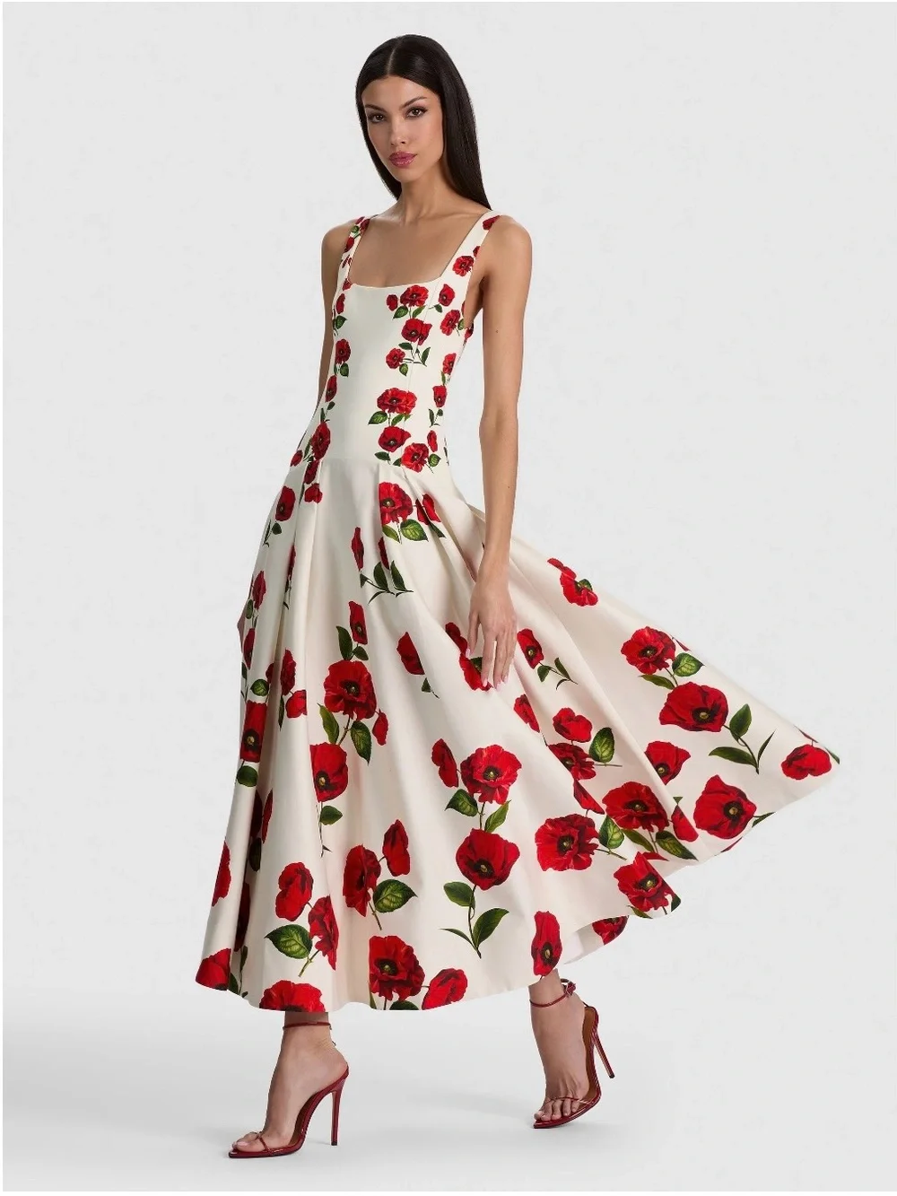 Alice + Olivia Adley Summer Poppy Dress Size 0 | SU26 | Retail $795 - Picture 7 of 11